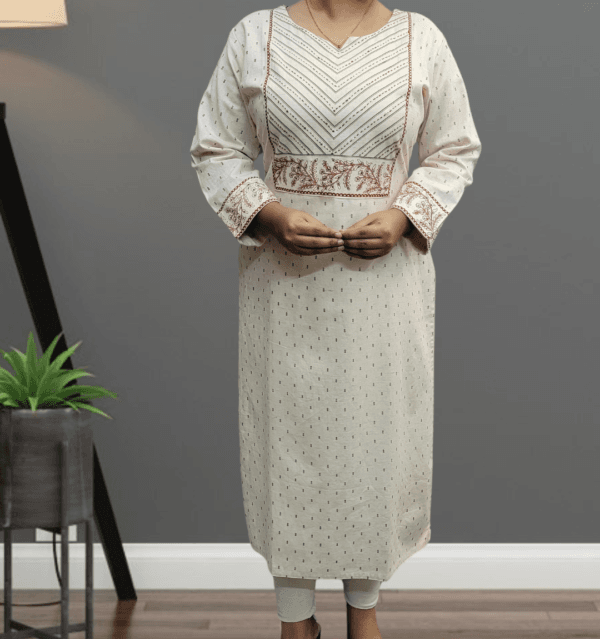 Stunning Cotton Flex Kurti for Women with Sequins