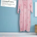 Rayon Chikankari Kurta for Women