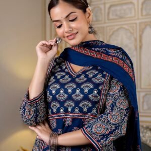 Ajrakh Cotton Suit Set