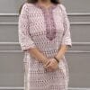 Ikkat Cotton Flex Kurti