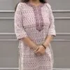 Ikkat Cotton Flex Kurti
