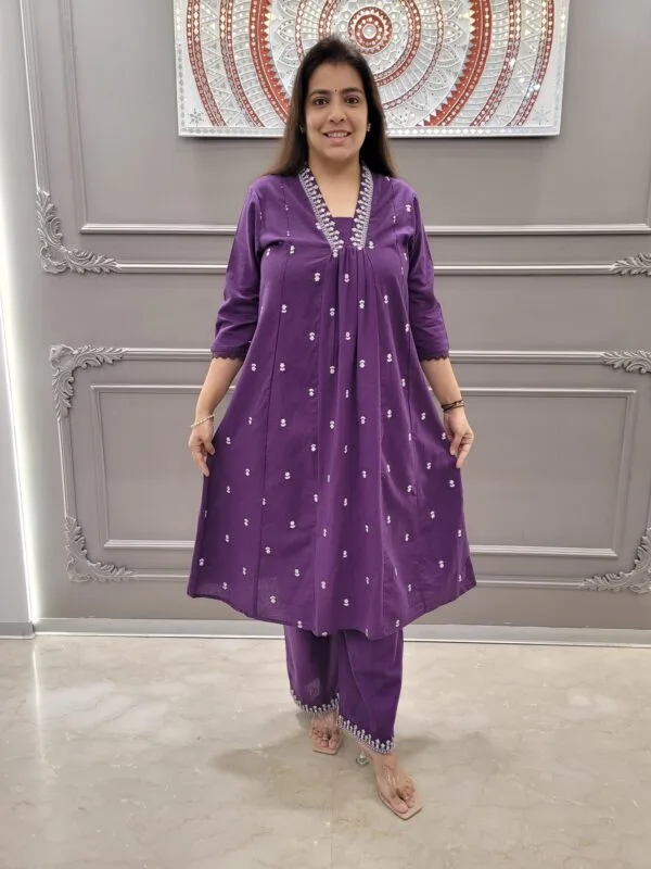 Cotton Flex 2PC Set with Mirror Work