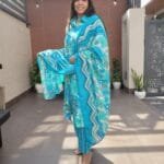 A-Line Cotton 3PC Set with Collar Neck
