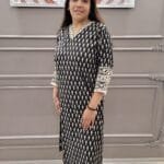 V-Neck Modal Muslin Kurti