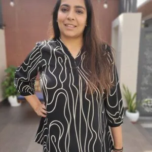 Premium Rayon Tunic with Intricate Handwork
