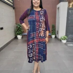 Block Print Rayon Crush