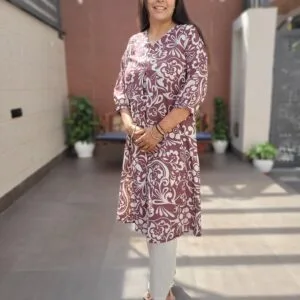 V-Neck Cotton Flex 2PC Set
