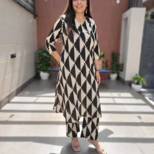 Cotton 2PC Set with Handwork Detailing