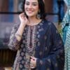 Zari & Mirror Work Anarkali Suit