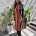 Pure Muslin Kurta with Pittan Work
