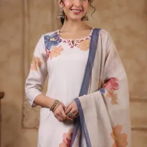 Linen 3PC Set with Handwork