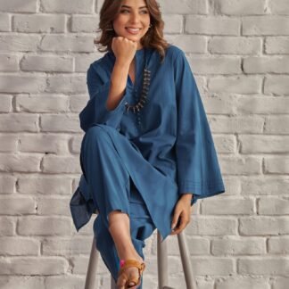 Solid Cotton Co-ord Set