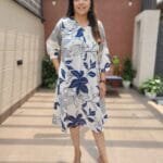Cotton Flex Kurta Gown with Pocket
