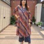 Cotton Palazzo Set with Sequin Work