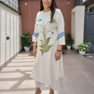 Handpaint Brush Kurta for Women