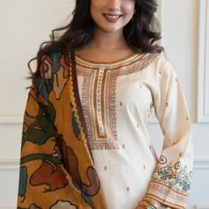Kalamkari Linen 3PC Set