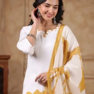 Linen 3PC Set with Handwork