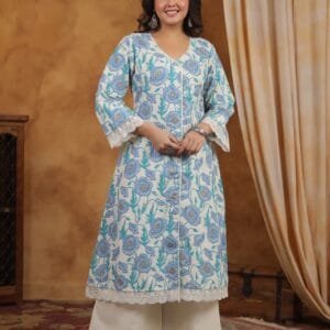 Cotton Flex 2PC with Crochet Lace