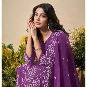 Designer 3PC Organza Suit