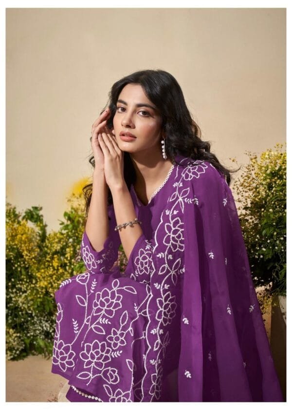 Designer 3PC Organza Suit