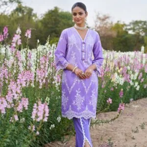 Dhoti Style Co-ord Set with Chikankari