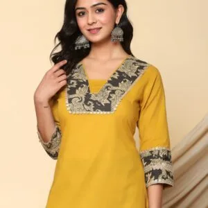 Cotton Palazzo Set with Zari