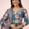 Cotton 3PC Angrakha Cut with Zari Work