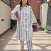 Cotton Yarn Dyed 2PC Set