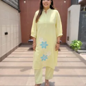 Embroidered Mal Cotton 2PC Set
