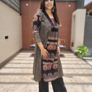 Pure Cotton Palazzo Set with Handwork