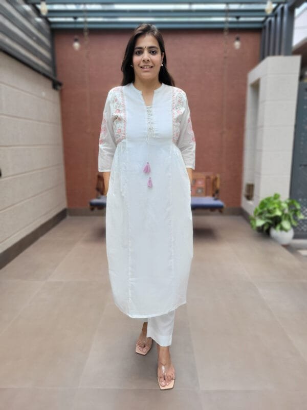 Mal Cotton Embroidered 2PC Set