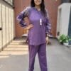 Cotton Embroidered Co-Ord Set