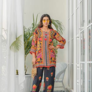 Natural Crepe Co-Ord Set