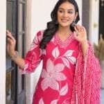 Pure Cotton V-Neck 3PC Set