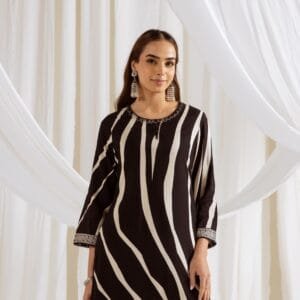 German Rayon A-Line Kurta Set