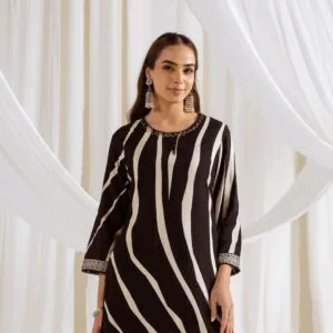German Rayon A-Line Kurta Set