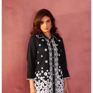 Embroidered Cotton Co-ord Set