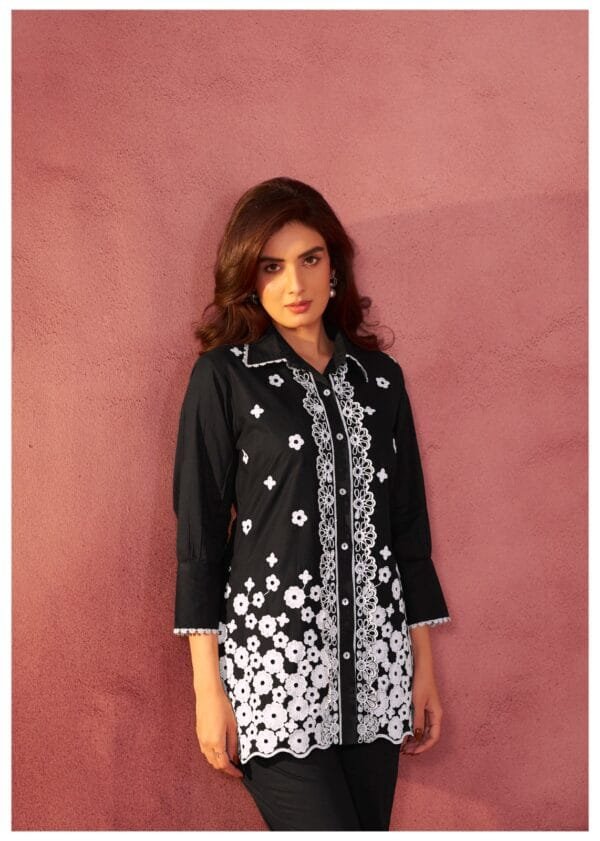 Embroidered Cotton Co-ord Set