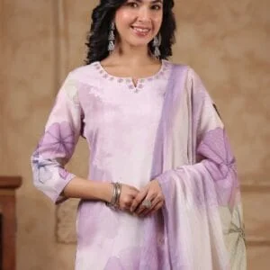 Linen 3PC Set with Digital Print