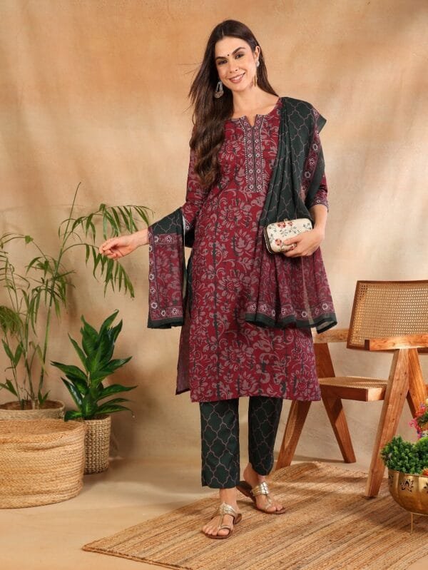 Rayon 3PC Set with Gota Work