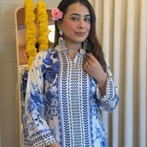 Pure Muslin Urban Print Co-Ord Set