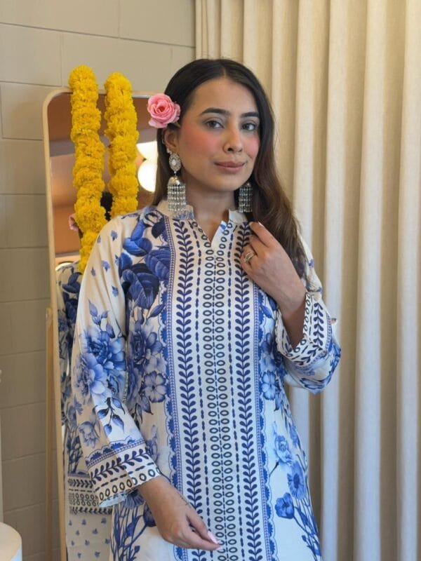 Pure Muslin Urban Print Co-Ord Set