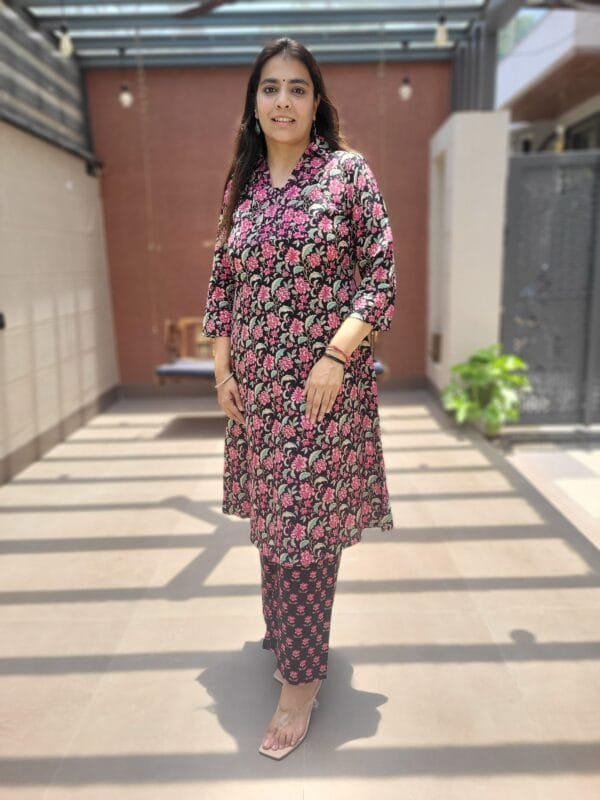 Handwork A-Line Kurti Set for Women