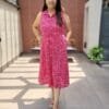 Pure Muslin V-Neck Co-Ord Set