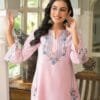 Linen Co-Ord Set with Crochet Lace