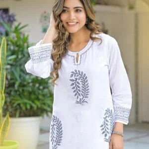 Mal Cotton 2PC Set with Handblock Print