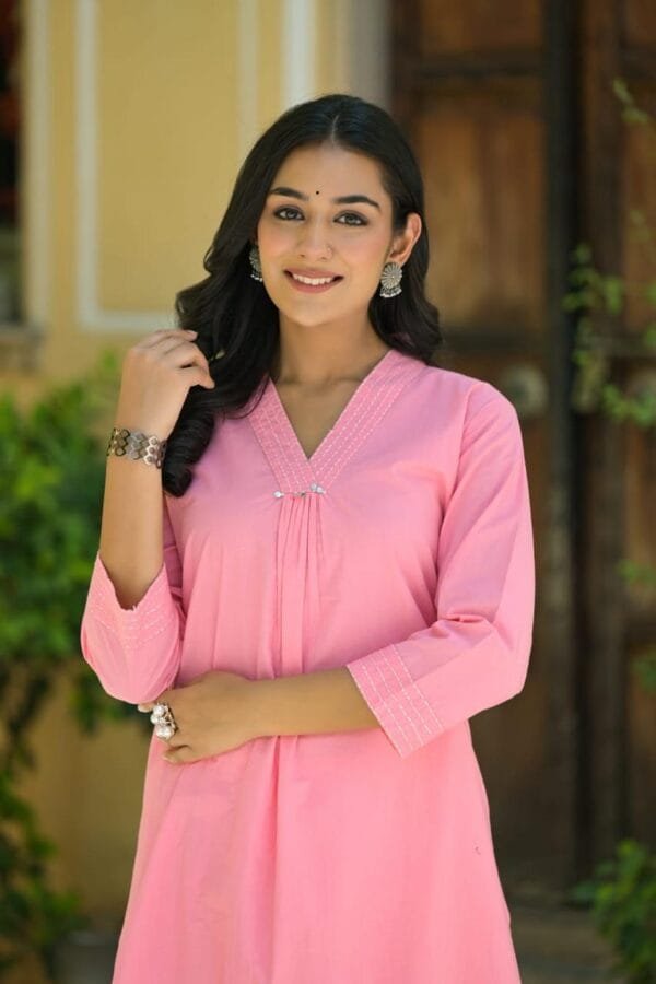 Pure Cotton A-Line 2PC Set