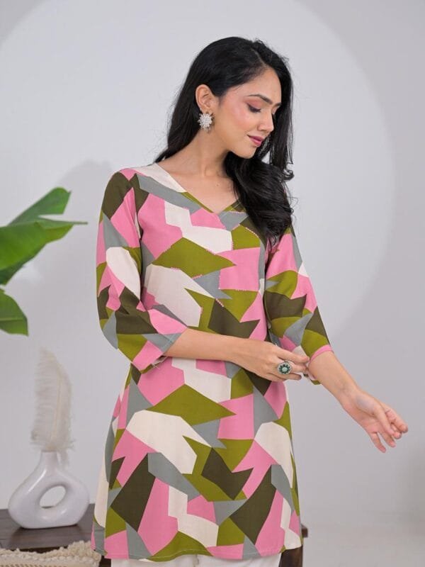 Premium Rayon 2PC Set with Farsi Salwar