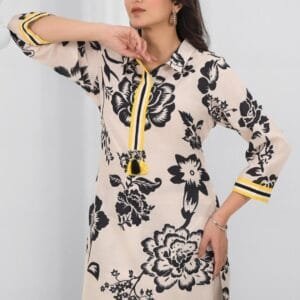Printed Linen 2PC Set