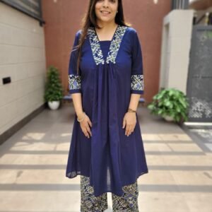 A-Line Cotton Kurta Set